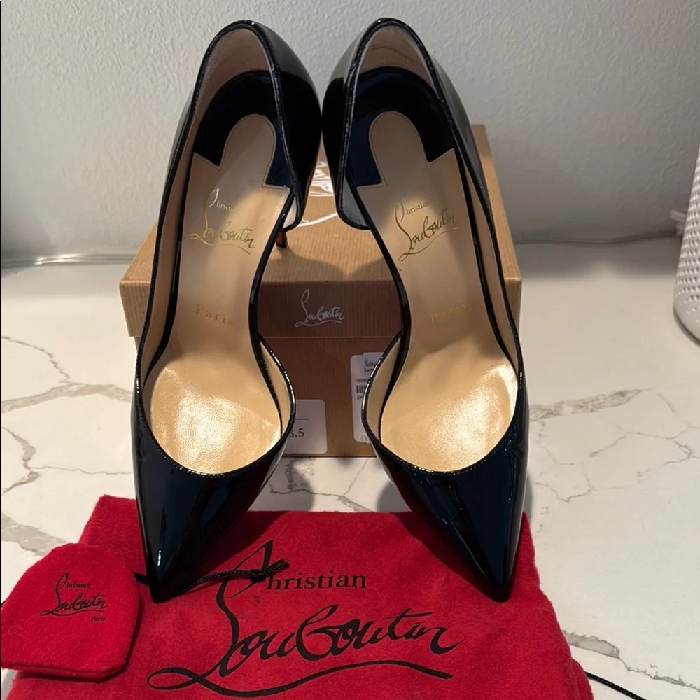 Christian Louboutin Iriza 100 Black Patent - Picture 11 of 16